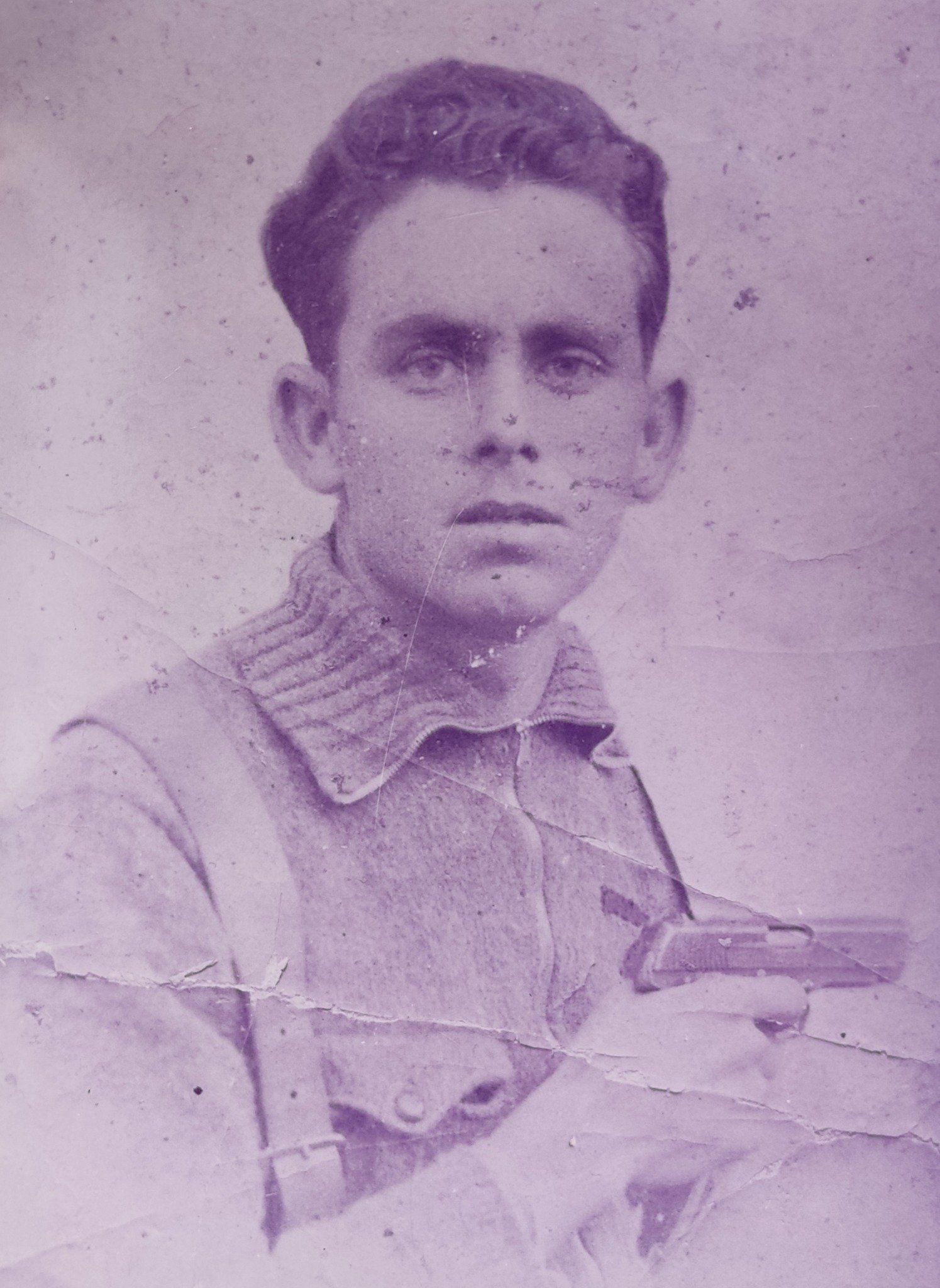 Juan Alfonso Navarro Muñoz durante su juventud.