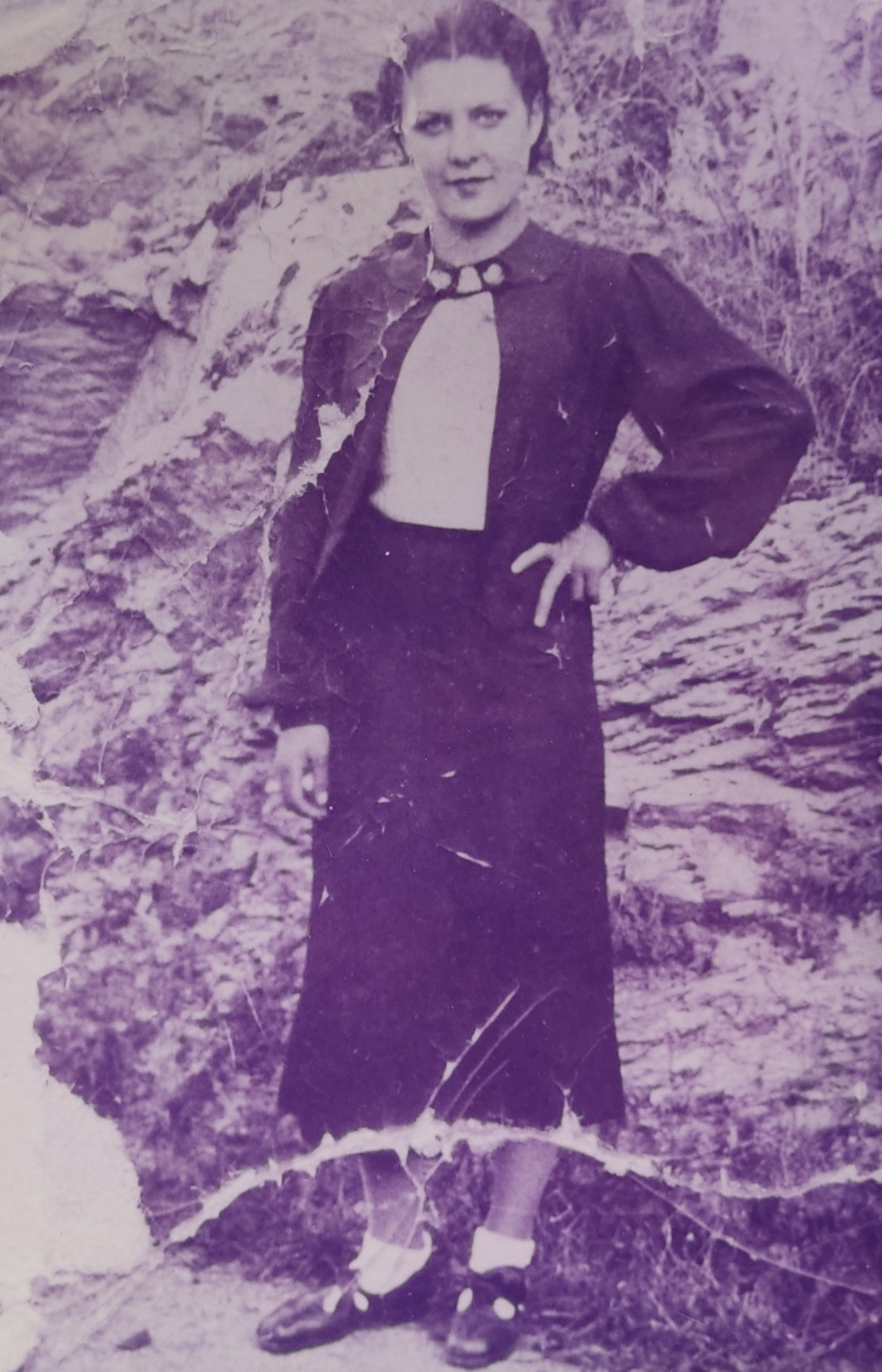 María Suñé, compañera de vida de Juan Alfonso.